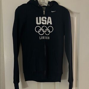 Nike Black USA London Zip Hoodie